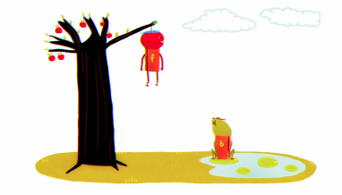 the funny fish finger friends fall in the pond